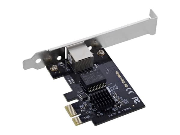 InLine 51125T, Intern, Kabel, PCI Express, Ethernet, 2500 Mbit/s