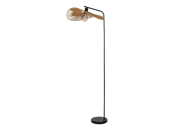 EGLO SIRUELA FLOOR H1600 E27 MUSTA/LUONTO