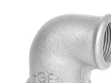 Vinkel 90° galvaniserad muff/muff 1 x 3/4