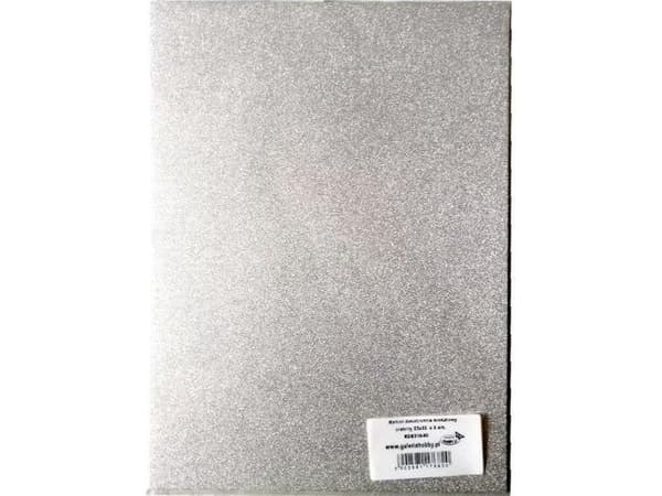 Dubbelzijdigt silverglitterpapper 23x33 cm 5 ark