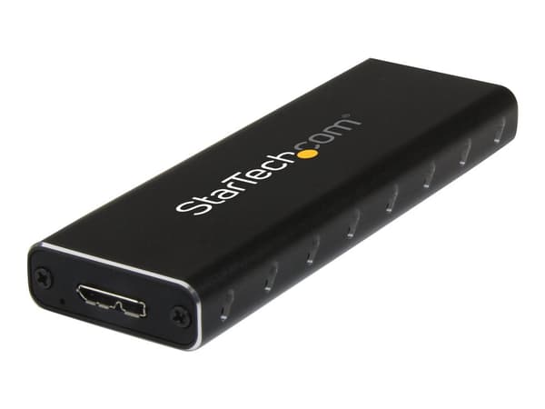 StarTech.com SM2NGFFMBU33, SSD-kotelo, M.2, M.2, 6 Gbit/s, USB-liitettävyys, Musta