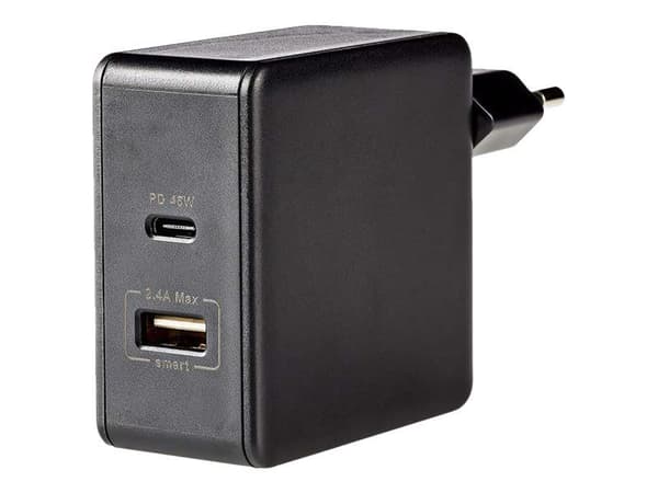 Nedis WCPD45W100BK, Sisätila, USB, Musta