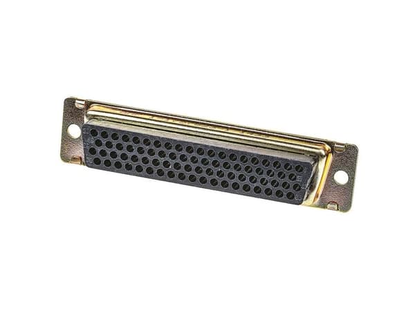 TE Connectivity Amplimite 90 78 Way Cable Mount D-sub Connector Plug