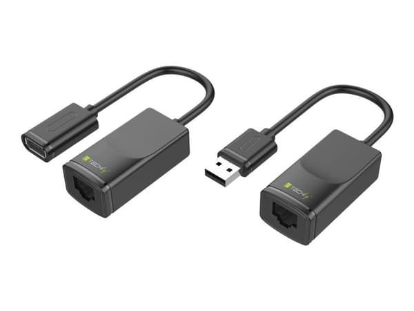 TECHly USB extender on Cat.5E/6 60m cable - USB-utvider - opp til 60 m