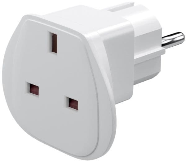 Reseadapter UK till Europa, vit
