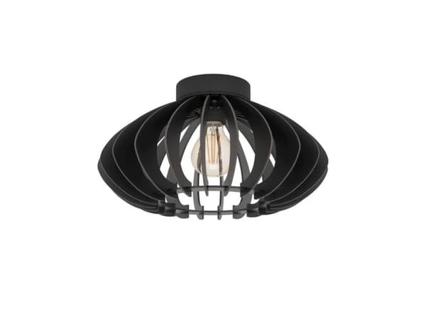 EGLO COSSANO 3 LOFT E27 Ø380 sort/tre