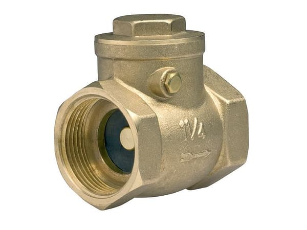 Ferro 2" takaiskuventtiili läpällä ZZK6