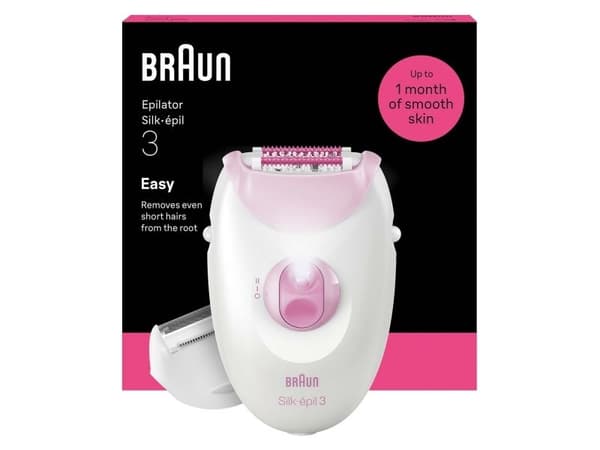 Braun Silkpil 3 Corded Epilator Pink