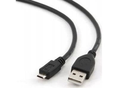 NATEC NKA-0426, 1,8 m, USB A, Micro-USB B, USB 2.0, Hankjønn/hankjønn, Sort