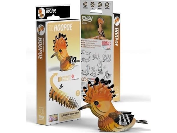 Eugy the Hoopoe - 3D Eco Pussel