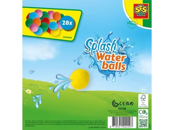 SES Creative 02229, Vattenballonger, Multifärg, 3 År, 28 styck