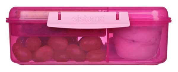 Sistema - 1.65L Bento Lunch Pink