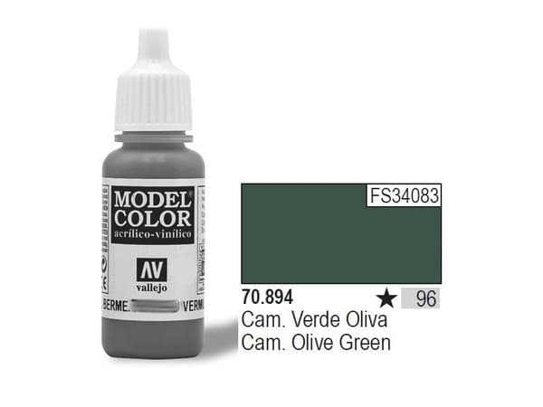 Cam. olivengrønn matte 17ml