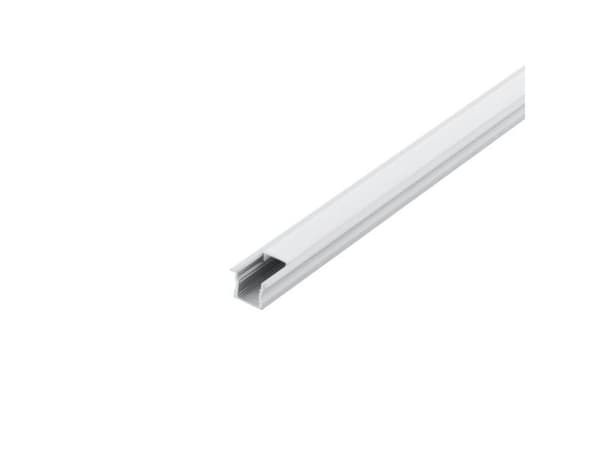 EGLO innbyggingsprofil H15 mm diff. opal 2 m hvit