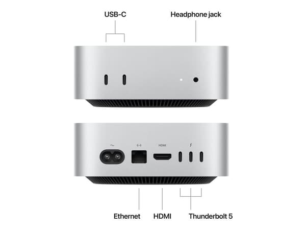 Apple Mac mini , Apple M, M4 Pro, 24 GB, 512 GB, SSD, macOS Sequoia