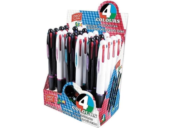 Easy kulepenn firefarget 24 stk. (233724)