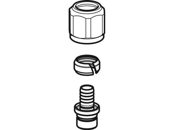 Geberit PEX övergång 15 mm