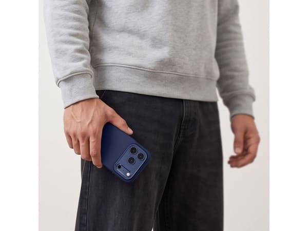 Tech-Protect Uniq MagSafe CC case for iPhone 18 Pro / 17 Pro - navy blue