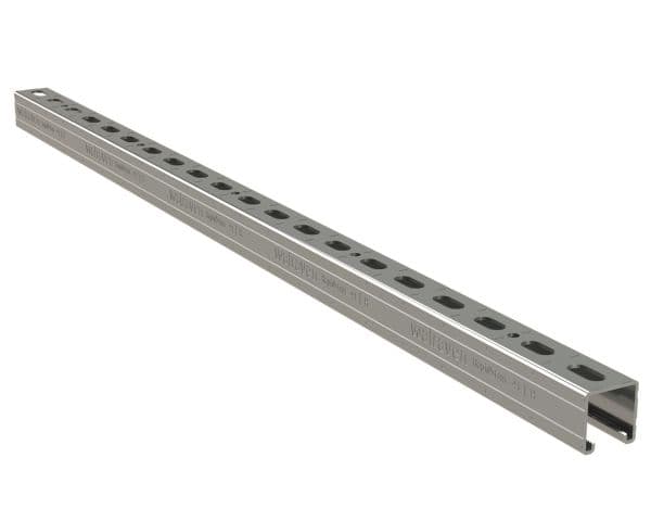 WALRAVEN BIS RapidStrut® Profilskena förzinkad, höjd 41mm, bredd 41mm, 2,5mm, längd 3m - (3 meter)