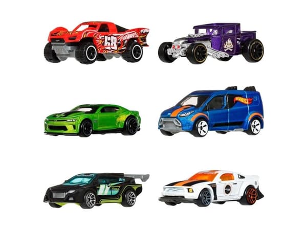 Hot Wheels SILVER SERIES Legends Vehicle Multi-Pack, Fordonsset, 3 År, Plast, Multifärg