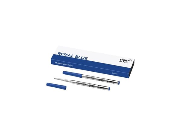 Montblanc 128215, Blå, Bold, Blå, Stål, 1,4 mm, 2 styck