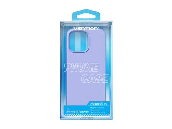 Vention KUFV0-40 Silicone Case for iPhone 15 Pro Max (purple)