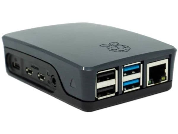 Raspberry Pi - Fodral - ABS-plast - svart/grå