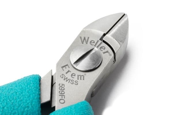 Weller 599FO, Hånd kabelkutter, Blå, Blå, Rustfritt stål, 115 mm, 67 g