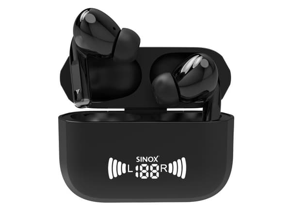 Sinox Lifestyle TWS-hodetelefoner sort