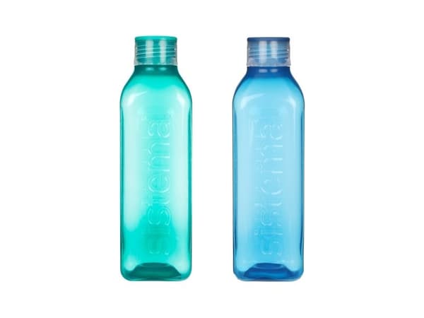 Sistema 1L Square Bottle 2-pakke