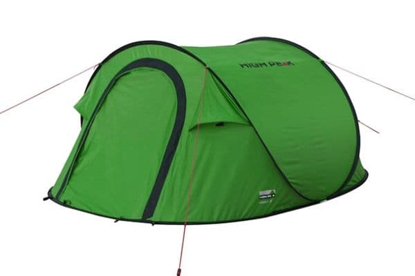 High Peak Vision 3, Camping, Tunneltält, 2,3 kg, Grön