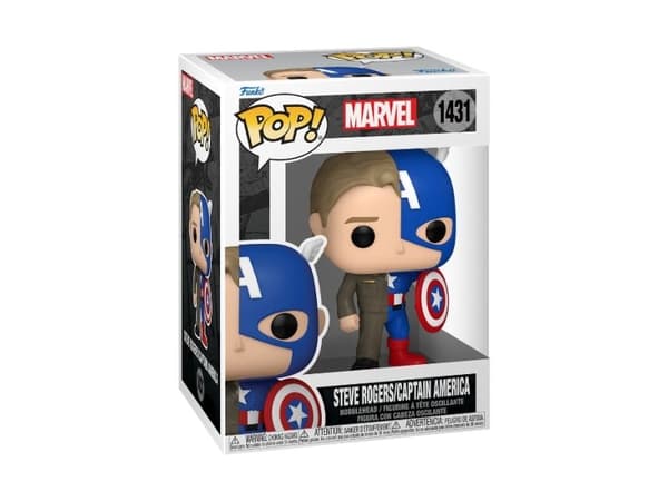 FUNKO POP! Vinyfigur: Marvel - Kaptein Amerika / Steve Rogers