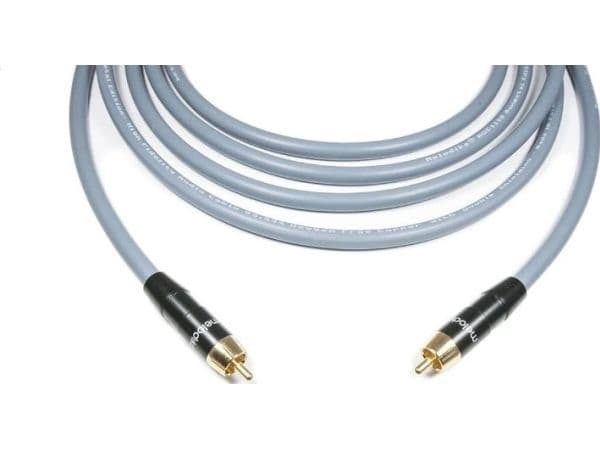 Melodika RCA-kabel (Cinch) till RCA (Cinch) 1 m grå