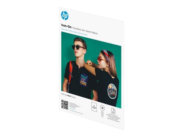 HP - Matt - A4 (210 x 297 mm) 10 ark transfertryck
