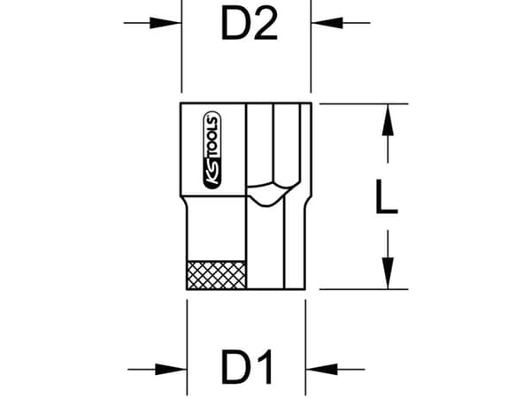 KS Tools topnøckel 1171358 117.1358 11/16