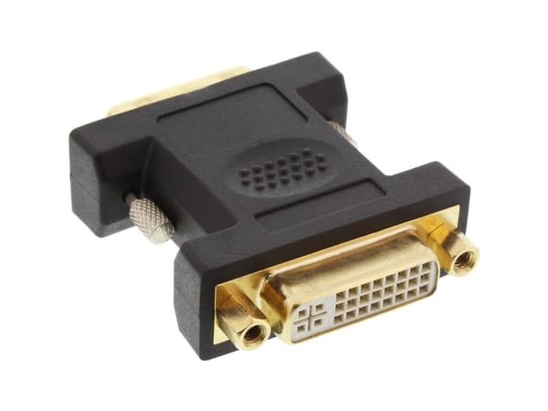 Adapter AV Diverse DVI-I (24+5) - DVI-D (24+1), czarny