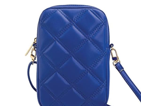 Guess Zip Quilted 4G-väska - blå