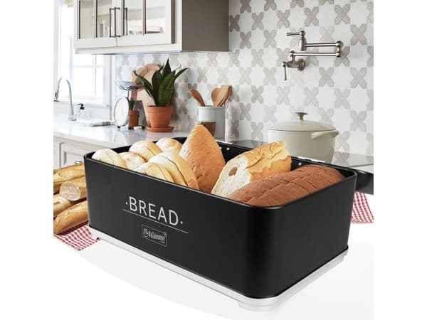 Maestro MR-1677-AR-BL brødboks sort