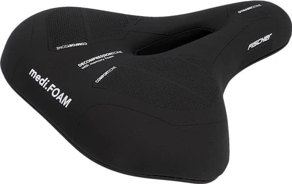 Fischer R.E. Med Memory Foam trekkingsadel (1 stk.) (85680)