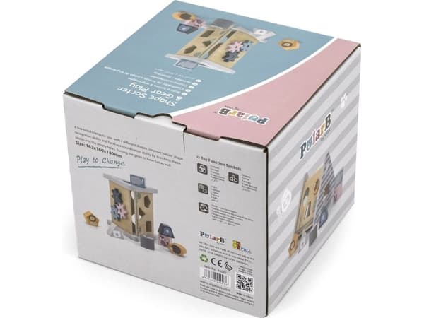 Viga 44007 PolarB pedagogisk sorterer 5-i-1