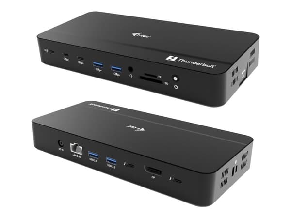 I-TEC THUNDERBOLT 5 DOCK 3X LCD M.2 SLOT 2.5 GLAN PD 140W
