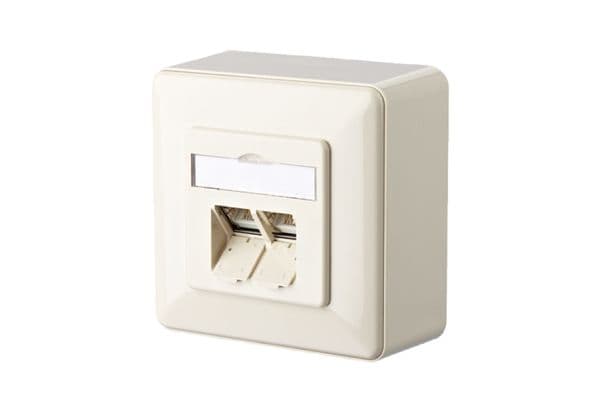BTR NETCOM 130C380002-I, RJ-45, 6a, Valkoinen