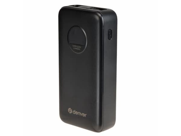 Denver PQC-20065, 20000 mAh, Sort