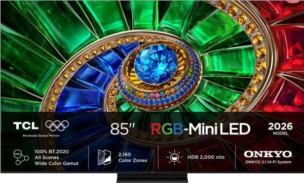 TCL 85RM7L - LED-bakgrunnsbelyst LCD TV