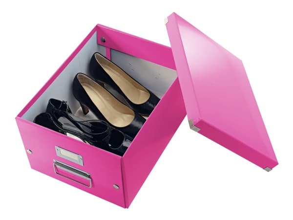 Leitz Click & Store WOW Medium - Förvaringsbox - för A4 (210 x 297 mm) - rosametallic