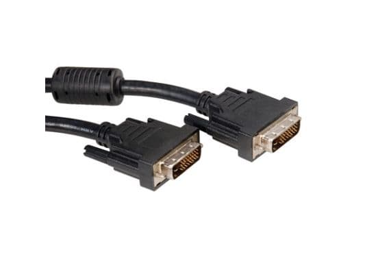 Value DVI-D/DVI-D, 2 m, 2 m, DVI-D, DVI-D, Sort, 1 stykker, Hankjønn/hankjønn