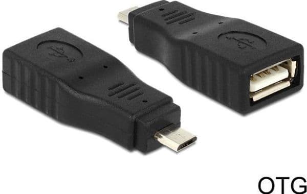 Delock - USB-adapter - mikro-USB typ B (hane) till USB (hona)