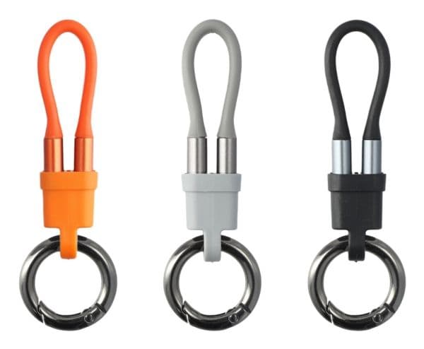 4smarts 541385, 0,3 m, USB C, USB C, Sort, Grå, Oransje
