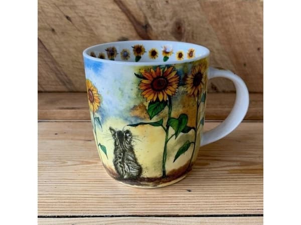 GiftWorld Mug M96 Katt og solsikker