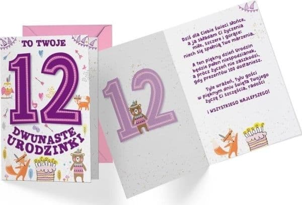 B6 carnet PR-313 Birthday 12